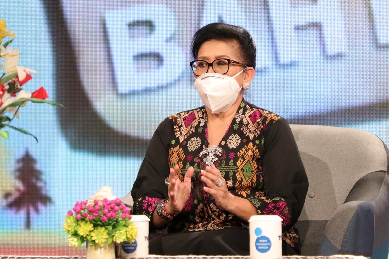 podiumnews.com-Pandemi Covid-19, Ny. Putri Koster Ajak Masyarakat Ambil Hikmah 